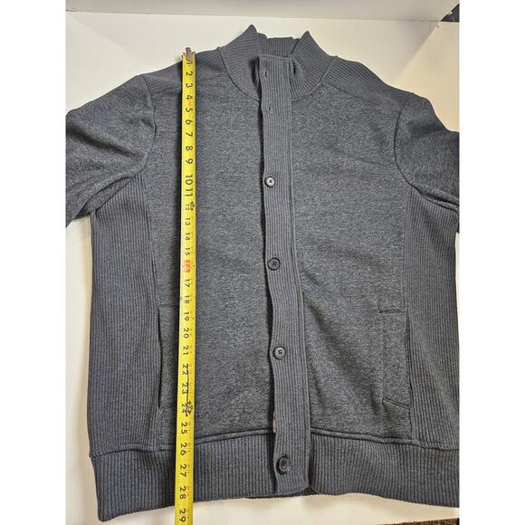 APT. 9 MEN’S Mock Neck Jacket Gray Full Zip + 6 Button Closure 4 Pockets XL - Picture 9 of 10